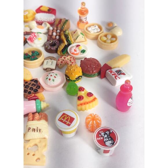 Mini Brands Collectables Miniature Approx 128 Piece Lot KFC Starbucks Doll House - Picture 9 of 10